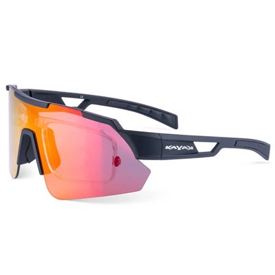 GAFAS KAYAK 3001 NEGR/LENTE ROJA 3 LENTES RECAMBIO