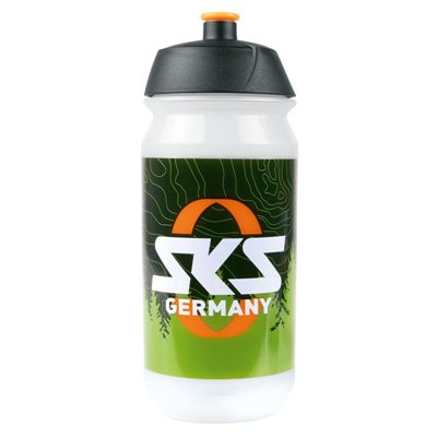BIDON SKS BIO ORGANICO TRANSPARENTE/VERDE 500 ml