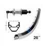 RUEDA TR.WINORA EXAL ZX 19 26 F.LL.SH8-10V AL.PL.M