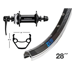 RUEDA DEL.WINORA EXAL ZX 19 28 CL SH.HB-QC300 AL.N
