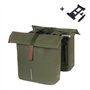ALFORJAS BASIL CITY MIK 2.0 28-32L PU VERDE MUSGO