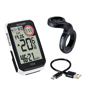 CICLOCOMPUTADOR SIGMA ROX 4.0 ENDURANCE BLANCO