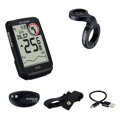 CICLOCOMPUTADOR SIGMA ROX 4.0 ENDURANCE HR NEGRO