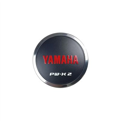 TAPA LOGO YAMAHA MOTOR PW/PW-X2/TE/ST ROJ/LOGO NEG