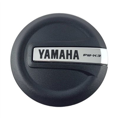 TAPA LOGO YAMAHA MOTOR E-BIKE PW-X3 PLATA