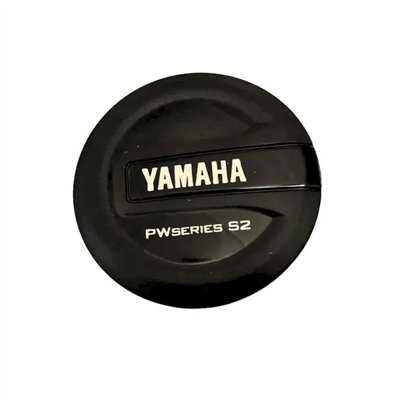 TAPA LOGO YAMAHA MOTOR E-BIKE PW-S2 PLATA