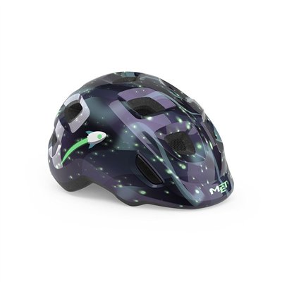 CASCO MET HOORAY ESPACIO BRILLO EN LA OSCURIDAD XS