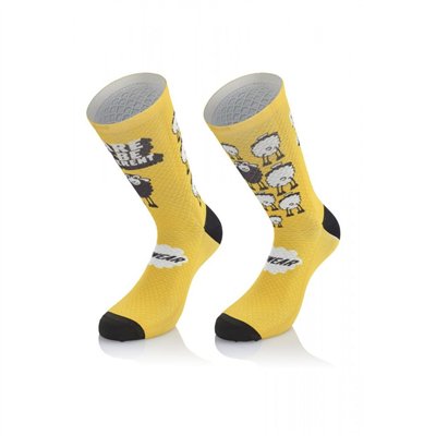CALCETINES MB WEAR FUN H17 OVEJA NEGRA AMARILL.S/M