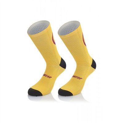 CALCETINES MB WEAR SMILE EMOT.H20 AMARI/ROSA S/M