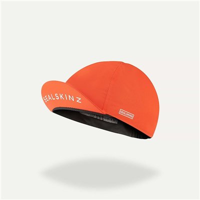 GORRO CICLISTA SEALSKINZ TRUNCH IMPER.NARANJA S/M