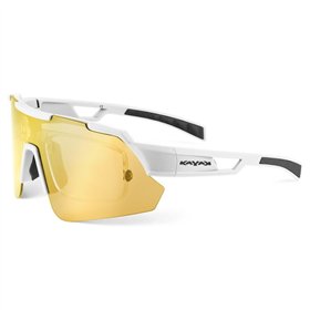 GAFAS KAYAK 3001 MONTURA BLAN/LENTE OR(3 LEN/CLIP)