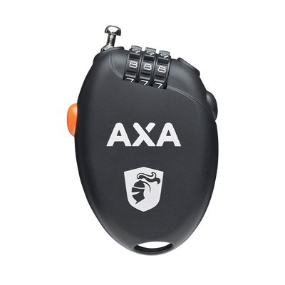 CANDADO AXA ROLL LARGO 75cm GROSOR 1.6 mm NEGRO CO