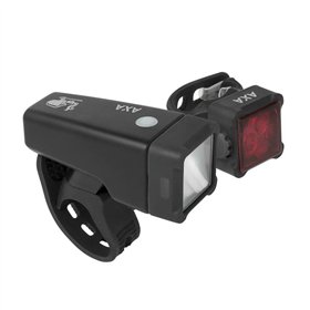 SET DE LUCES AXA NITELINE T4-R LED USB NEGRO
