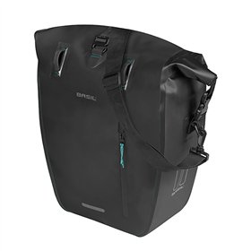 BOLSA BASIL RIVO L GANCH.MIK 25-31L LONA IMPER.NEG