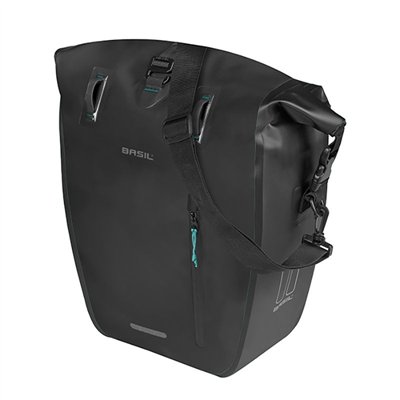 BOLSA BASIL RIVO L GANCH.MIK 25-31L LONA IMPER.NEG