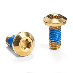 TORNILLOS PORTABIDON ABS.BLACK M5xT25 TITANIO ORO