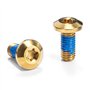 TORNILLOS PORTABIDON ABS.BLACK M5xT25 TITANIO ORO