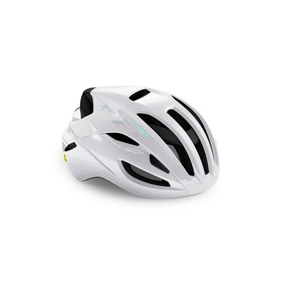 CASCO MET RIVALE MIPS BLANCO BRILLO T.S 52-56