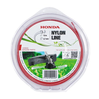 Hilo de nailon 2,70 mm (rojo) Honda 10 puntas
