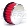 Filtro de aire V PARTS Ø28mm rojo - 1150031
