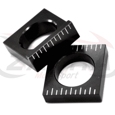 Tensores de eje trasero Yamaha Negro