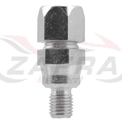 Adaptador-pinza M10/125 rosca derechas blanco