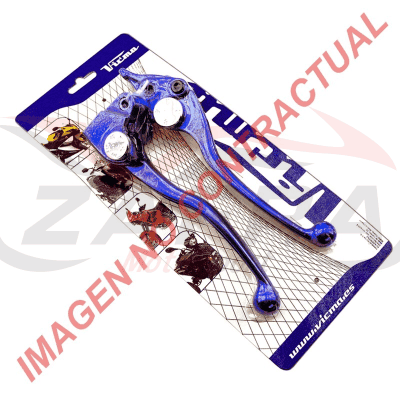 Juego de manetas azules