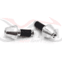 Contrapesos de manillar cónicos V PARTS aluminio 13,5mm - Plata