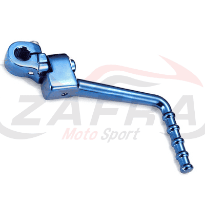 Pedal arranque Derbi. Aluminio. Azul