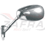 Retrovisor izquierdo universal V PARTS ovalado standard M10 rosca izquierda cromado