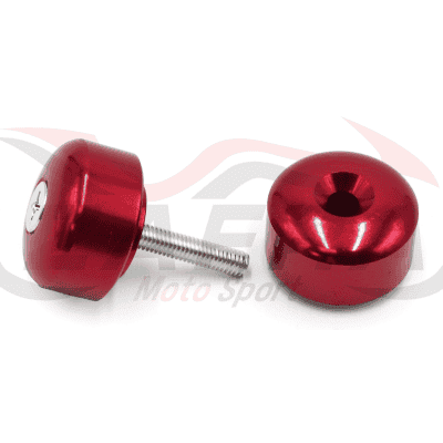 Juego contrapesos V PARTS aluminio - Rojo
