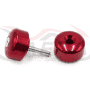 Juego contrapesos V PARTS aluminio - Rojo