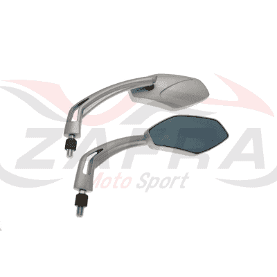 V PARTS Slide Mirror Universal - Grey (pair)