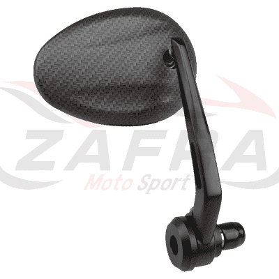 Retrovisor al puño ovalado carbon look ambos lados