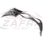 Retrovisor derecho universal V PARTS Custom Llamas + adaptador M10 R/I