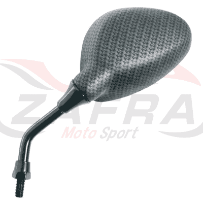 Juego retrovisores universales V PARTS M8 rosca derecha carbon look M2