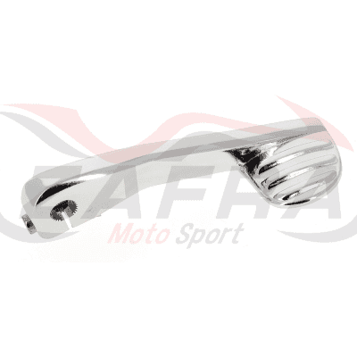 Pedal arranque V PARTS scooter ALU. Plata