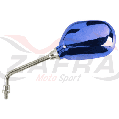 Juego retrovisores universales V PARTS M8 rosca derecha Azul