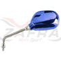 Juego retrovisores universales V PARTS M8 rosca derecha Azul