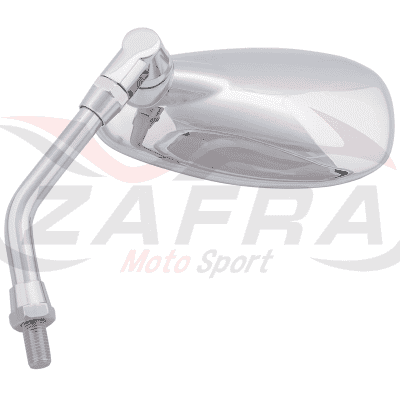 Retrovisor ambos lados universal V PARTS Custom ovalado cromo