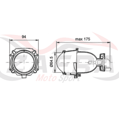 FARO POLIEPSOIDAL DELANTERO universal