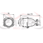 FARO POLIEPSOIDAL DELANTERO universal