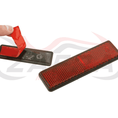 Catadioptrico rectangular con adhesivo 91x25 homologado