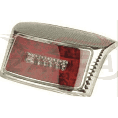 Piloto trasero V PARTS LED tipo R8 cromado MBK/Yamaha
