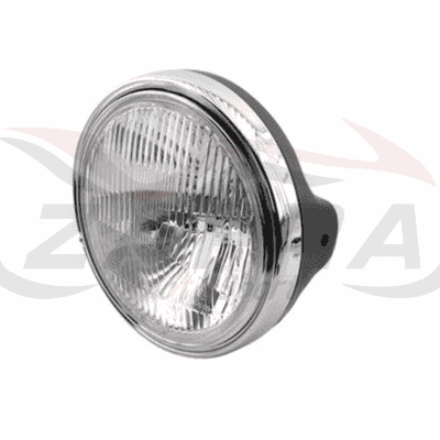 Faro delantero universal BIHR cromado