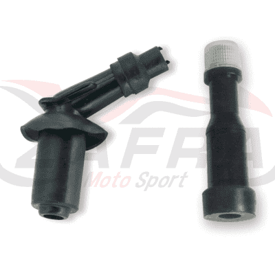 Pipa de bujia Bakelita. Inclinada