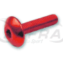 Kit 6 tornillos allen c/alomada M6x20. Rojo