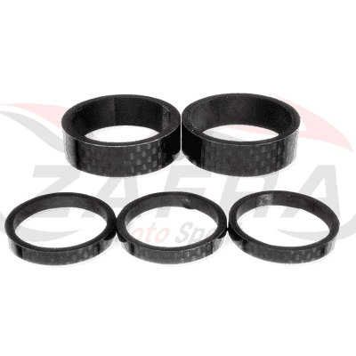 Juego de arandelas supl.A-HEAD 1-1/8'' CARBONO