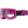 Gafas FLY RACING Focus - Negro / Rosa - Lente Transparente