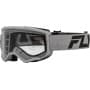 Gafas FLY RACING Focus - Plata / Antracita - Lente Transparente